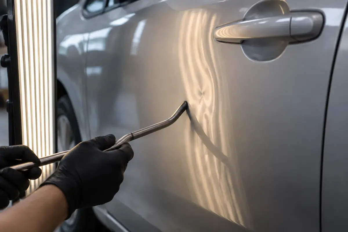 Paintless Dent Repair at Combat Collision, Bridgeport, PA